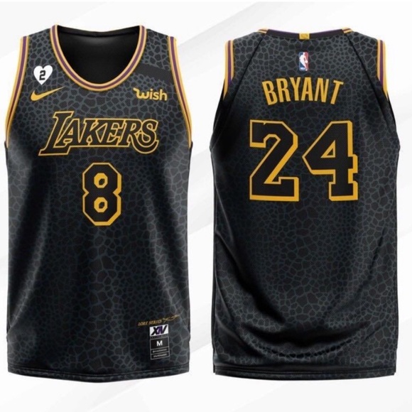 Sublimation Kobe Bryant Jersey 2018 Mamba Jersey Nba Nike NBA